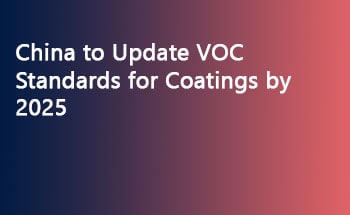 China to Update VOC Standards for Coatings by 2025