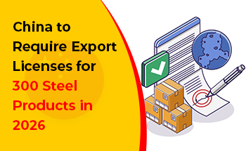 China Imposes Steel Export Licences